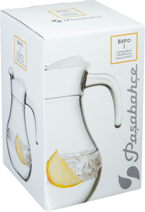 

Кувшин Pasabahce Bistro с прозрачной крышкой 1 л, арт. 43944