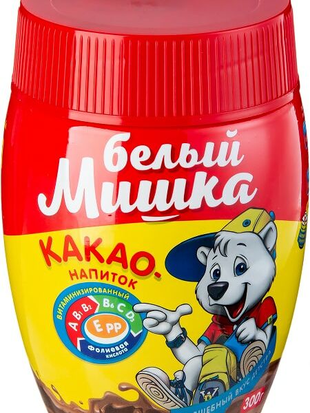 Какао-напиток Белый Мишка 300г
