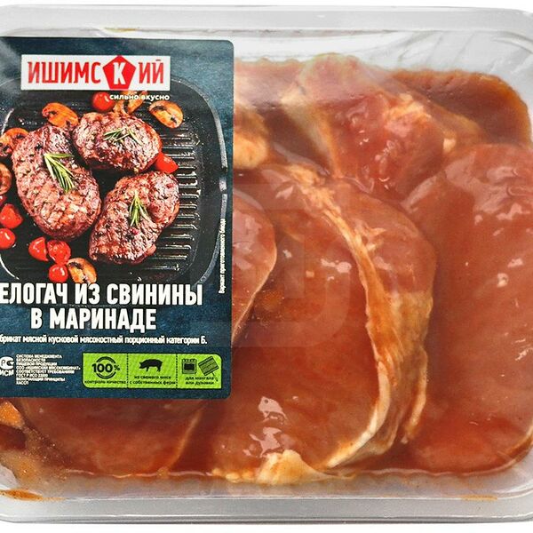 Челогач Ишимский из свинины в маринаде свиной, 700г