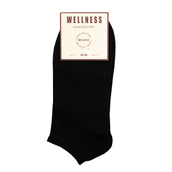 Носки цвет черный, размер 43-46, Wellness casual