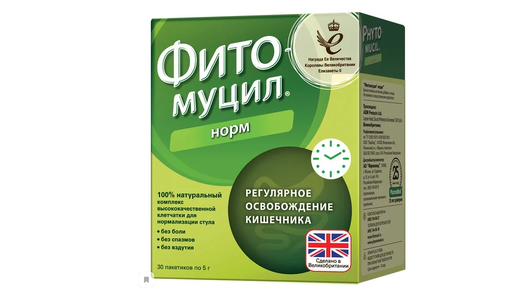 

Фитомуцил Норм пакетики по 5 г 30 шт