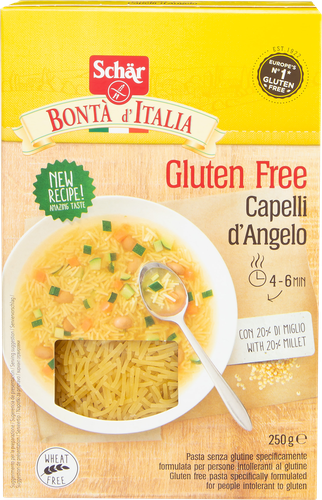 

Макаронные изделия Schar Capelli d'Angelo без глютена 250 гр