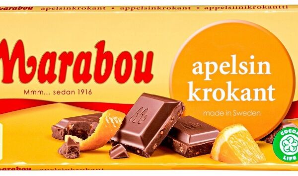 Шоколад молочный Marabou с апельсином 200 г