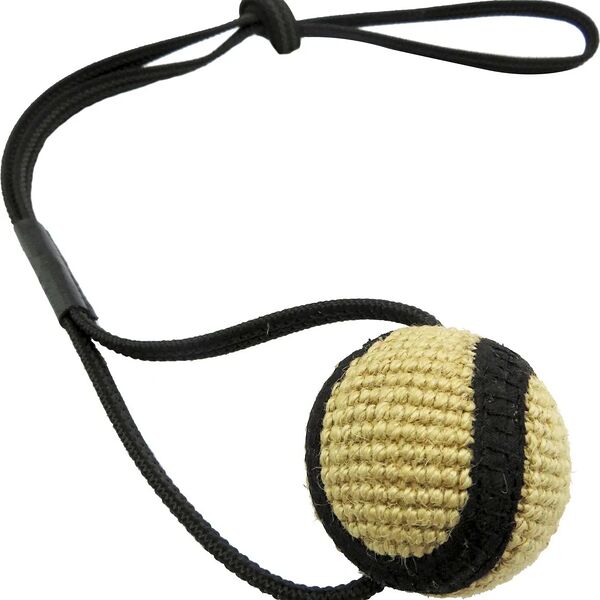 Игрушка для собак МЯЧ НА ВЕРЕВКЕ 65х6см джут ANKUR, 250г