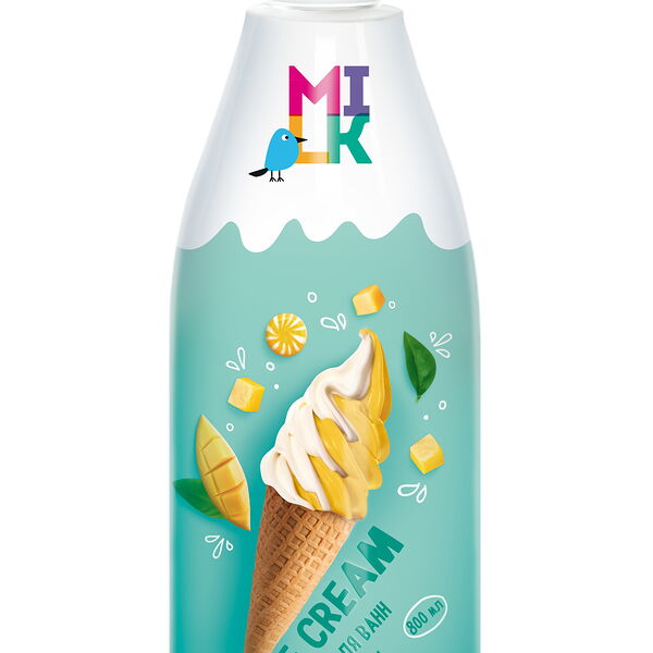 Пена для ванн Milk Ice cream молоко и манго 800 мл