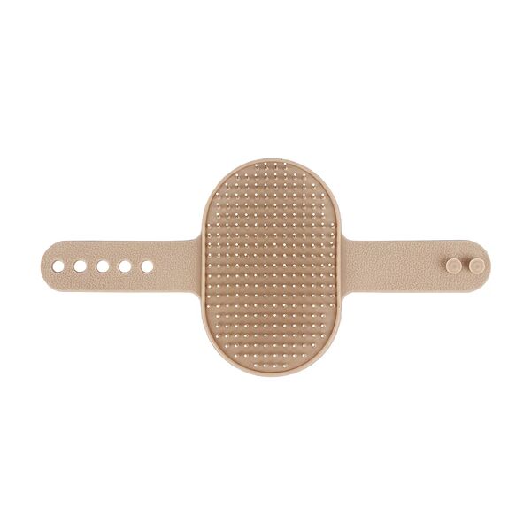 Щетка для собак на руку с каплей резиновая 13х9 см