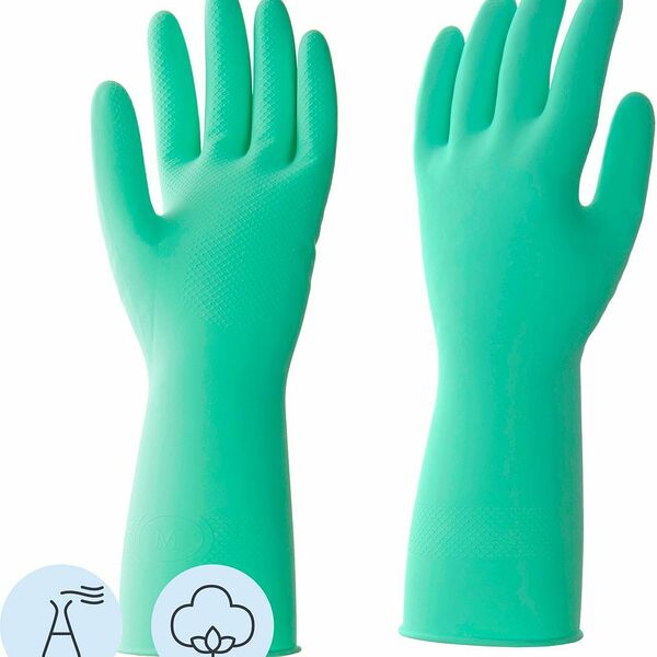 Перчатки латексные HQ Profiline арт.73583 зеленые р.M