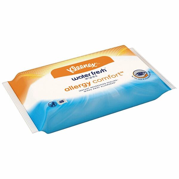 Салфетки влажные Kleenex Water Fresh Allergy Comfort 40 шт