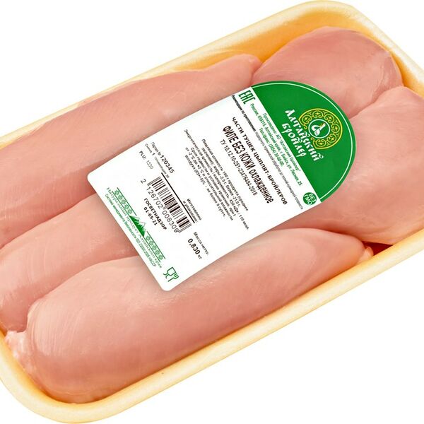 Филе цыпленка бройлера Алтайский бройлер охлажденное вес