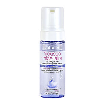 Пенка мицеллярная очищающая, Evoluderm, 150 мл, Франция