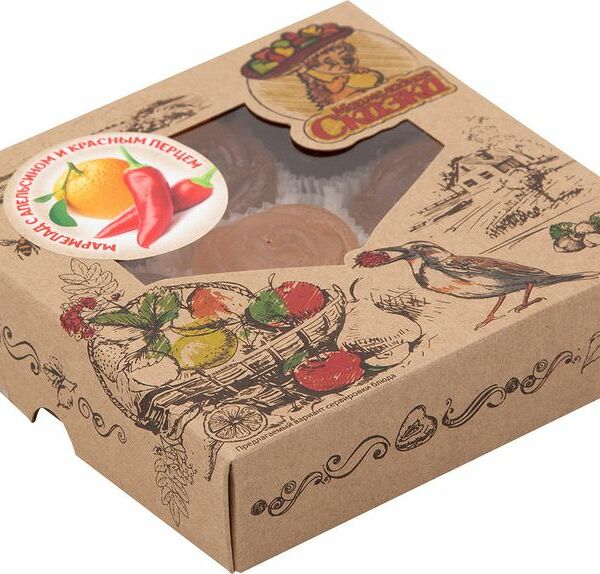 Мармелад желейный Мармеладная Сказка с апельсином и красным перцем, 300г