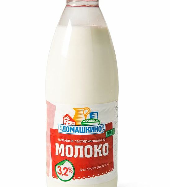 Молоко Село Домашкино пастеризованное, 3.2%