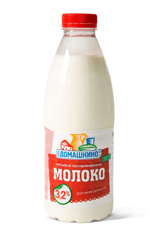 

Молоко Село Домашкино пастеризованное 3.2% 900 мл