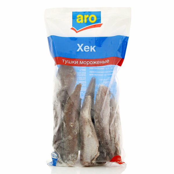 Хек потрошеный без головы замороженный Aro