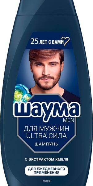 Шампунь для волос Шаума Men для ежедневного применения Ultra Сила 360мл