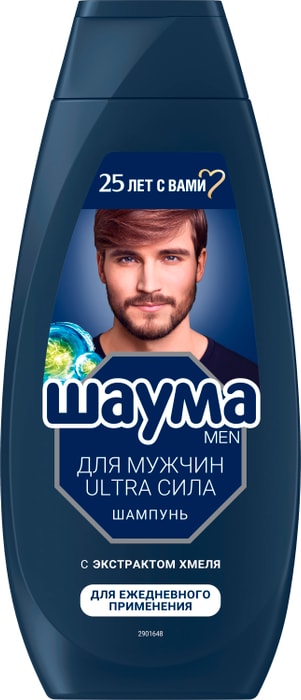 

Шампунь для волос мужской Шаума Men Ultra Сила для ежедневного применения, 360 мл