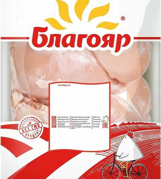 Филе бедра Благоряр куриное без кожи вес