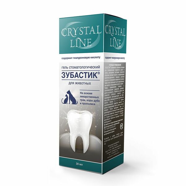 CRYSTAL LINE Зубастик Гель стоматологический для животных