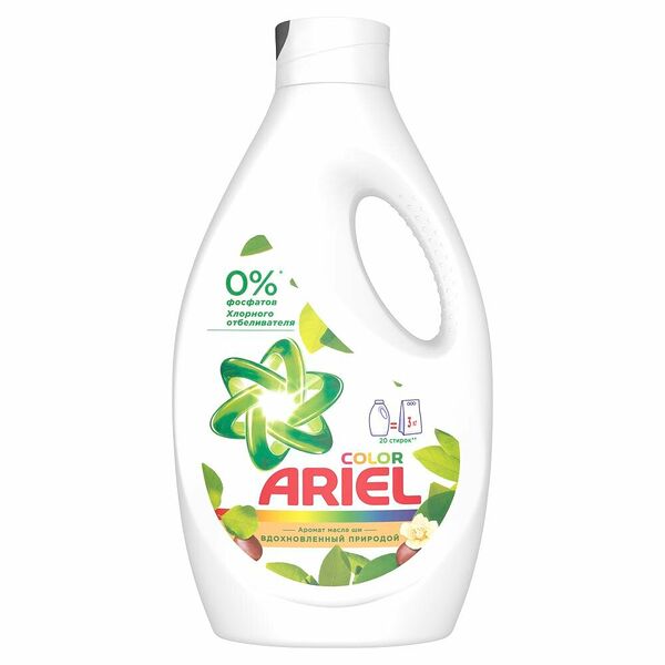 Гель для стирки Ariel Color аромат масло ши