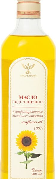 Масло подсолнечное Dial-Export нерафинированное 500мл