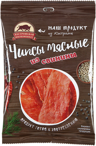 Чипсы мясные Костромской МК из свинины 40 г