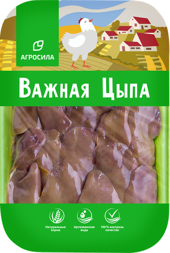 

Печень цыпленка-бройлера Важная Цыпа охлажденная 500 г
