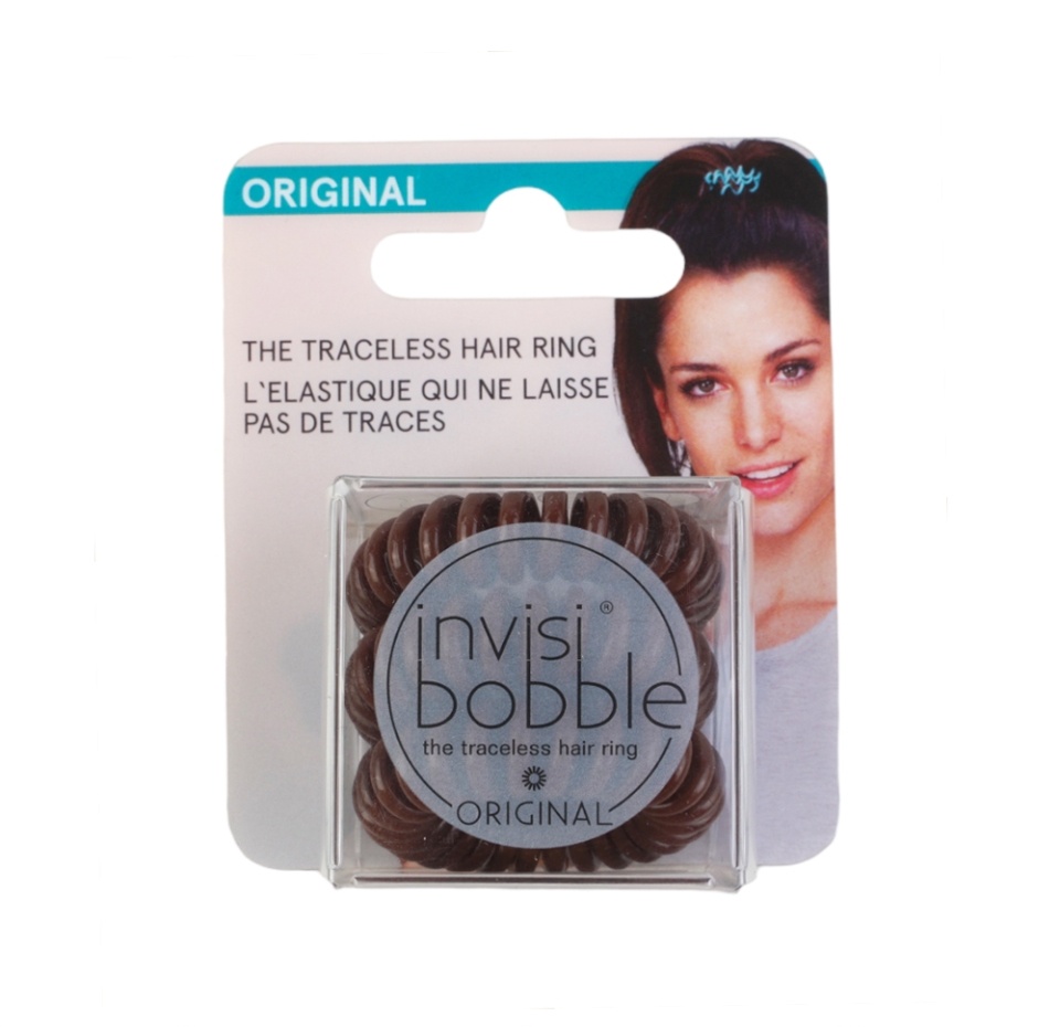 

INVISIBOBBLE Резинка-браслет для волос Original Pretzel Brown, 3 шт