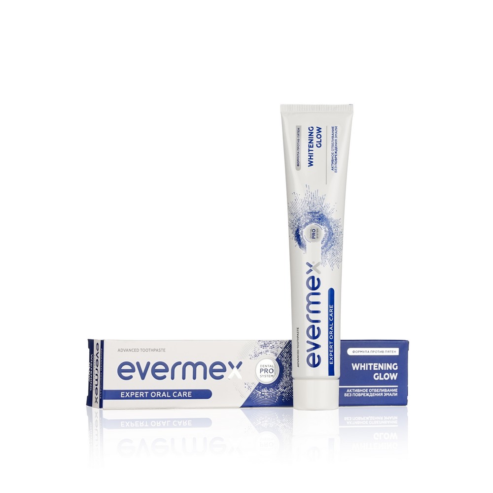 

Зубная паста Evermex Whitening Glow 75 мл
