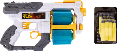 

Набор игровой Rush&Crush Бластер с мягкими снарядами, 13 предметов, Арт. ZH216661