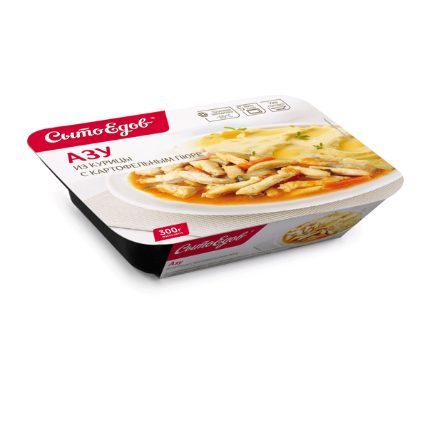 Азу Сытоедов из курицы с картофельным пюре замороженное, 300г