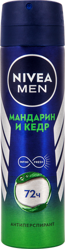 

Дезодорант-антиперспирант спрей Nivea Men Мандарин и кедр 150 мл