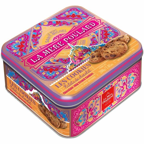 Печенье La Mere Poulard Le Mont Sant-Michel с шоколадной крошкой