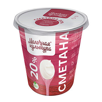 Сметана Молочная культура 20%