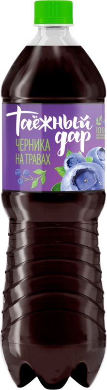 

Напиток Таежный дар черника на травах сильногазированный 1.45 л