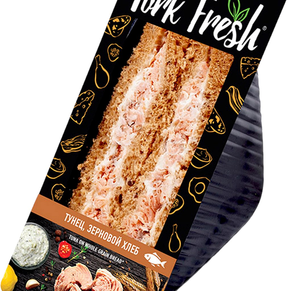 Сэндвич York Fresh с тунцом на зерновом хлебе