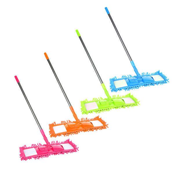 Vetta швабра с насадкой из микрофибры букли, телескоп.черенок 120см нерж.сталь, np-7212 в ассортименте
