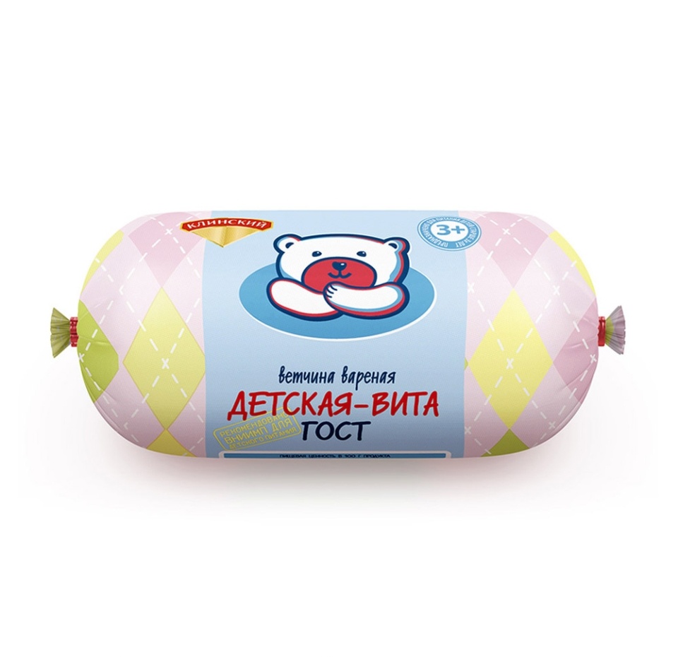 

Ветчина вареная Клинский мясокомбинат Детская-вита 260 г
