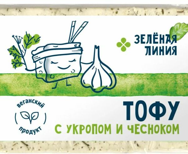 Тофу с укропом и чесноком Зелёная Линия