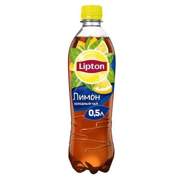 Холодный чай Lipton со вкусом лимон 0.5 л, Россия