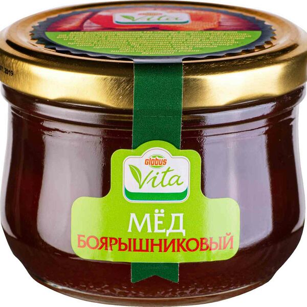 Мёд боярышниковый Глобус Вита