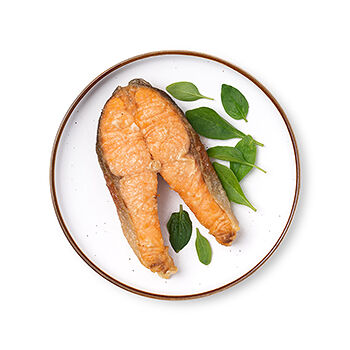 Форель жареная