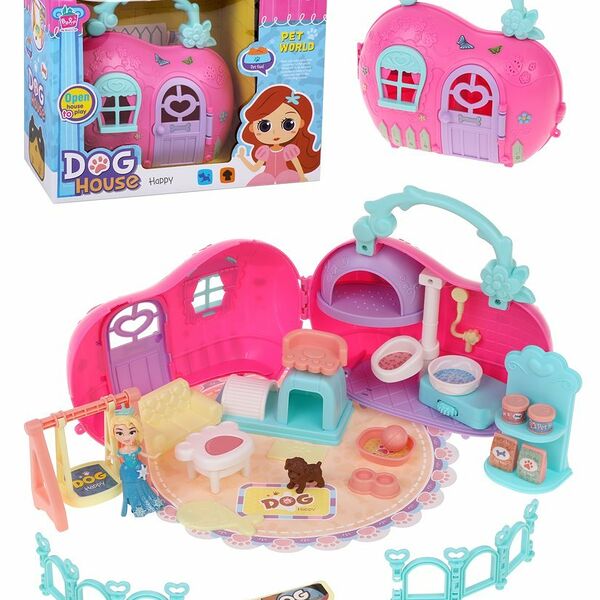 Игровой набор Домик в компл  предметов 21шт + наклейка