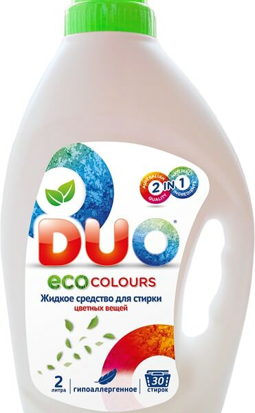 Средство для стирки Duo Eco Colours для стирки цветных вещей 2л