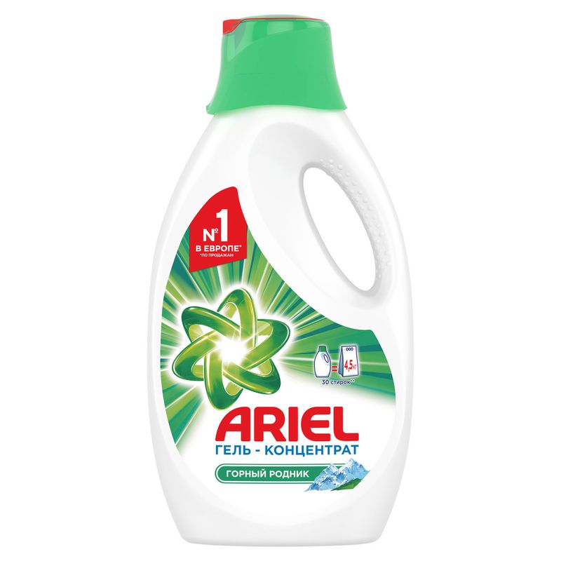 

Гель для стирки Ariel Горный родник 1.95 л
