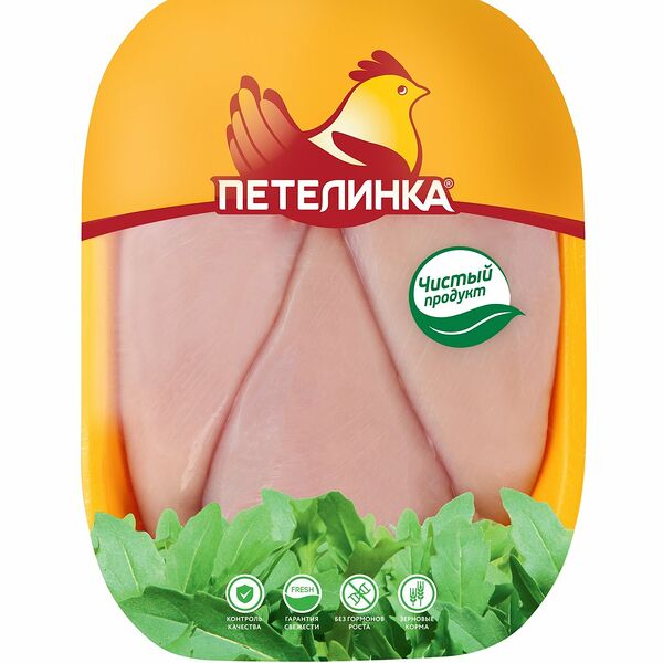 Филе грудки цыпленка-бройлера Петелинка охлажденное, вес
