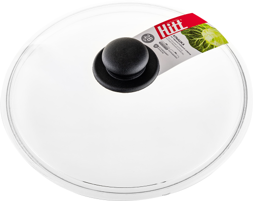 Крышка HITT Basic 28см, стекло 