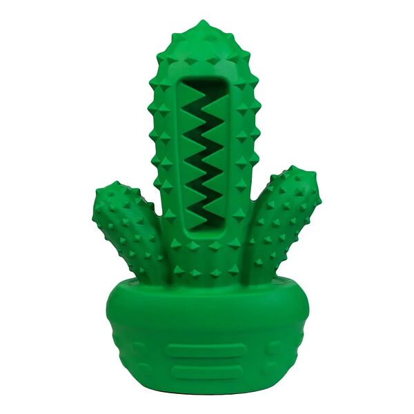 Игрушка для собак, Кактус, зеленый, 15х10х5 см 
