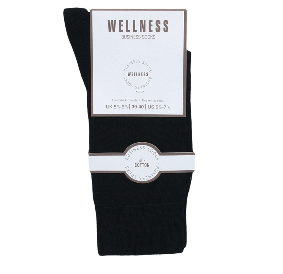 

Носки мужские Denim/Business 100% хлопок, Wellness, цвет 199 (чёрный)