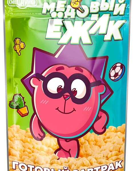 Готовый завтрак Смешарики Медовый Ёжик 400г