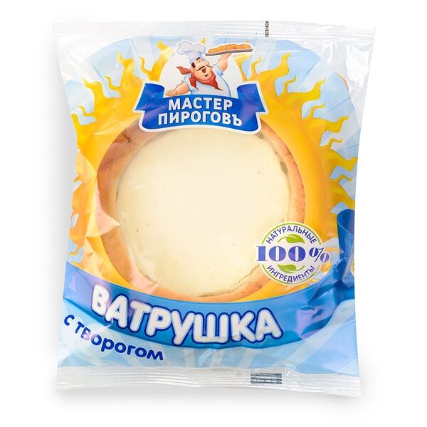 Ватрушка Мастер Пирогов с творогом 100 г